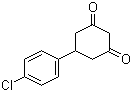 结构式 CAS# 27463-38-3, 5-(4-氯苯基)环己烷-1,3-二酮