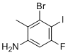 结构式 CAS# 2765413-92-9, 3-溴-5-氟-4-碘-2-甲基苯胺