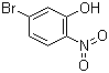 结构式 CAS# 27684-84-0, 5-溴-2-硝基苯酚