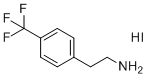 structure of CAS# 2770278-13-0, 4-Trifluorophenylethylammonium iodide;2-(4-(Trifluoromethyl)phenyl) ethan-1-aminium Iodide (TFPEAI)