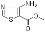 结构式 CAS# 278183-10-1, 4-氨基噻唑-5-甲酸甲酯