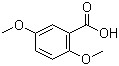 结构式 CAS# 2785-98-0, 2,5-二甲氧基苯甲酸