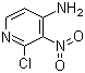 结构式 CAS# 2789-25-5, 4-氨基-2-氯-3-硝基吡啶; 2-氯-3-硝基吡啶-4-胺