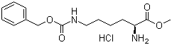 structure of CAS# 27894-50-4, N'-Cbz-L-lysine methyl ester hydrochloride;H-Lys(Z)-OMe hydrochloride