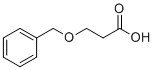 结构式 CAS# 27912-85-2, 3-(苄氧基)丙酸