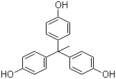 结构式 CAS# 27955-94-8, 1,1,1-三(4-羟基苯基)乙烷; 1,1,1-三对羟基苯基乙烷