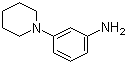 structure of CAS# 27969-75-1, 3-Piperidin-1-ylaniline;3-(1-Piperidino)aniline; 1-(3-Aminophenyl)piperidine