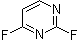 structure of CAS# 2802-61-1, 2,4-Difluoropyrimidine;NSC 331813