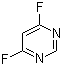 4,6-Difluoropyrimidine molecular structure (CAS 2802-62-2)