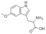 structure of CAS# 28052-84-8, 5-Methoxy-dl-tryptophan;2-amino-3-(5-methoxy-1H-indol-3-yl)propanoic acid