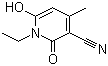 structure of CAS# 28141-13-1, 1-Ethyl-6-hydroxy-4-methyl-2-oxo-1,2-dihydropyridine-3-carbonitrile;3-Cyano-4-methyl-6-hydroxy-N-ethyl-2-pyridone