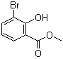 结构式 CAS# 28165-45-9, 3-溴-2-羟基苯甲酸甲酯