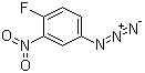 结构式 CAS# 28166-06-5, 2-硝基-4-叠氮基氟苯