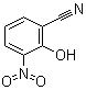 structure of CAS# 28177-79-9, 2-Hydroxy-3-nitrobenzonitrile;2-Nitro-6-cyanophenol; 3-Nitro-2-hydroxybenzonitrile