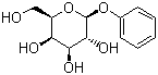 结构式 CAS# 2818-58-8, 苯基-beta-D-吡喃半乳糖苷