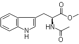 结构式 CAS# 2824-57-9, N-乙酰基-L-色氨酸甲酯