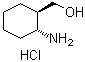 structure of CAS# 28250-45-5, (trans-2-Aminocyclohexyl)methanol hydrochloride;(trans-2-Hydroxymethylcyclohexyl)amine hydrochloride; trans-2-Hydroxymethylcyclohexanamine hydrochloride; trans-2-Hydroxymethylcyclohexylamine monohydrochloride
