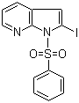 结构式 CAS# 282734-63-8, 1-苯磺酰基-2-碘-7-氮杂吲哚