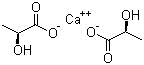 结构式 CAS# 28305-25-1, L-乳酸钙; 2-羟基丙酸钙