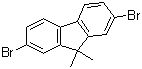 structure of CAS# 28320-32-3, 2,7-Dibromo-9,9-dimethylfluorene