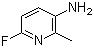 structure of CAS# 28489-47-6, 3-Amino-6-fluoro-2-methylpyridine;3-Amino-6-fluoro-2-picoline; 2-Fluoro-5-amino-6-picoline; 2-Methyl-3-amino-6-fluoropyridine