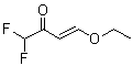 结构式 CAS# 285135-89-9, (3E)-4-乙氧基-1,1-二氟-3-丁烯-2-酮