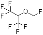 结构式 CAS# 28523-86-6, 七氟烷; 七氟醚; 氟甲基-1,1,1,3,3,3-六氟异丙基醚