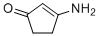 structure of CAS# 28566-12-3, 3-Aminocyclopent-2-en-1-one