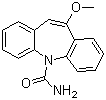 structure of CAS# 28721-09-7, 10-Methoxycarbamazepine;10-Methoxy-5H-dibenz(b,f)azepine-5-carboxamide
