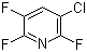 structure of CAS# 2879-42-7, 3-Chloro-2,5,6-trifluoropyridine