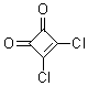结构式 CAS# 2892-63-9, 1,2-二氯-1-环丁烯-3,4-二酮