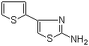 结构式 CAS# 28989-50-6, 2-(2-氨基-4-噻唑基)噻吩