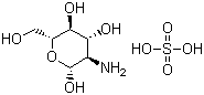 structure of CAS# 29031-19-4, D-Glucosamine sulfate ;2-Amino-2-deoxy-D-glucose sulfate; Glucosamine sulfate salt