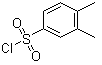 structure of CAS# 2905-30-8, 3,4-Dimethylbenzenesulfonyl chloride;3,4-Xylenesulfonyl chloride; 4-(Chlorosulfonyl)-1,2-dimethylbenzene
