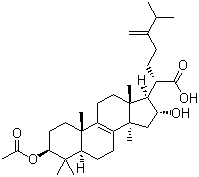 结构式 CAS# 29070-92-6, 茯苓酸; 茯灵酸