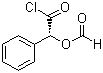 structure of CAS# 29169-64-0, (R)-(-)-O-Formylmandeloyl chloride;(R)-alpha-(Chlorocarbonyl)benzyl formate; (-)-O-Formyl-D-mandeloyl chloride; (R)-(-)-alpha-(Formyloxy)phenylacetyl chloride