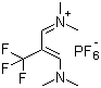 结构式 CAS# 291756-82-6, 2-(三氟甲基)-1,3-双(二甲基氨基)三亚甲鎓六氟磷酸盐