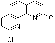 structure of CAS# 29176-55-4, 2,9-Dichloro-1,10-phenanthroline;2,9-Dichloro-o-phenanthroline; NSC 608430; VUF 7732