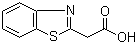 结构式 CAS# 29182-45-4, 2-苯并噻唑乙酸