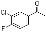 结构式 CAS# 2923-66-2, 3'-氯-4'-氟苯乙酮