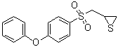 structure of CAS# 292605-14-2, [[(4-Phenoxyphenyl)sulfonyl]methyl]thiirane;SB 3CT