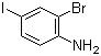 structure of CAS# 29632-73-3, 2-Bromo-4-iodoaniline;2-Bromo-4-iodobenzenamine