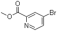 结构式 CAS# 29681-42-3, 4-溴吡啶-2-甲酸甲酯