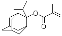 structure of CAS# 297156-50-4, 2-Isopropyl-2-adamantyl methacrylate;2-Methyl-2-propenoic acid 2-(1-methylethyl)tricyclo[3.3.1.1(3,7)]dec-2-yl ester
