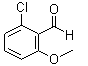 结构式 CAS# 29866-54-4, 6-氯-2-甲氧基苯甲醛