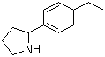 结构式 CAS# 298690-91-2, 2-(4-乙基苯基)吡咯烷