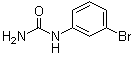 结构式 CAS# 2989-98-2, 3-溴苯基脲