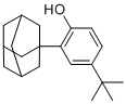 结构式 CAS# 29912-44-5, 2-金刚烷基-4-叔-丁基苯酚