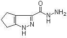 结构式 CAS# 299166-55-5, 1,4,5,6-四氢环戊并[c]吡唑-3-甲酰肼
