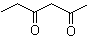结构式 CAS# 3002-24-2, 2,4-己二酮